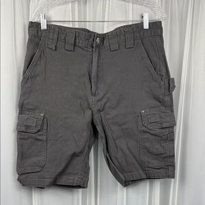 Rugged Wear Cargo Flex Tactical Cotton Spandex‎ Blend Dark Gray Shorts Men’s 38